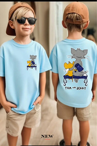 New Shine ΠΑΙΔΙΚΟ ΜΠΛΟΥΖΑΚΙ UNISEX ΜΕ ΣΧΕΔΙΑ ΤΟΜ ΚΑΙ ΤΖΕΡΙ