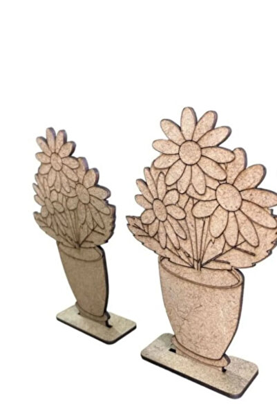 PİNK DESİGN KİTCHEN Wooden Painting Game – Set of 20 Vase Figures to Paint Yo...