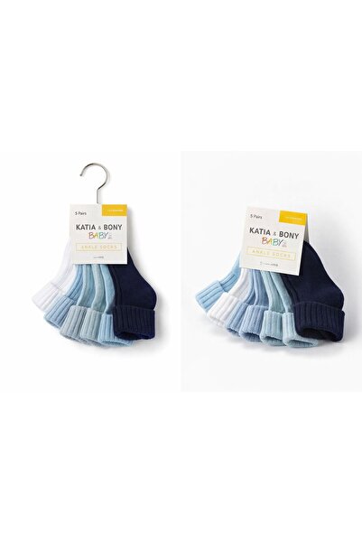 Katia&Bony Baby 5-Piece Mixed Pack Socks Multi-Colored Men's