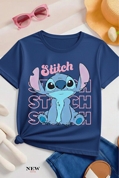 New Shine DEČJA UNISEKS MAJICA SA ŠIVANIM IZDRAŽENIM OZNAKAMA