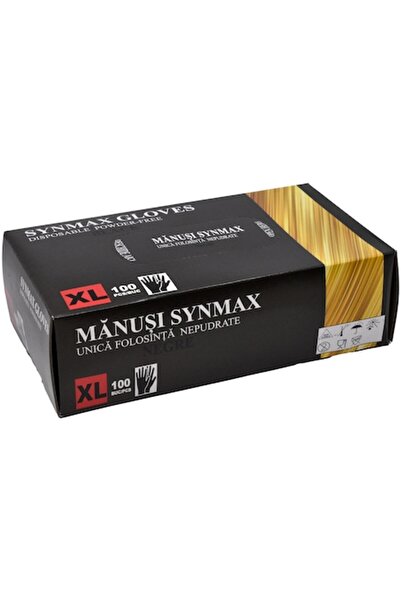 OEM Black Powder-Free Nitrile Gloves, Size XL