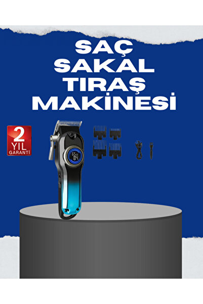 Lisinya USB Type-C Şarjlı Kablosuz/Kablolu Erkek Tıraş Makinesi -