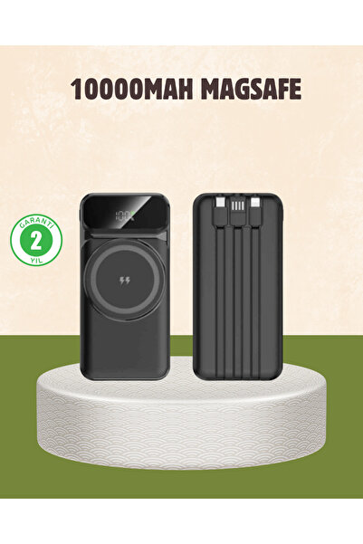 Lisinya 10000 mAh Kablosuz Powerbank – 15W Hızlı Şarj, Type-C Çoklu Çıkışlı -