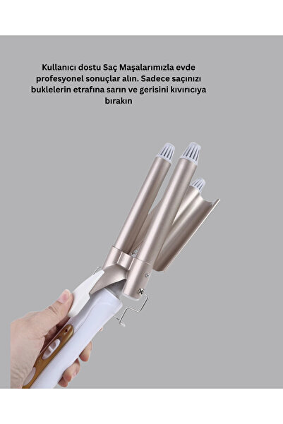 fantastik store Profesyonel Kullanıma Uygun Bukle Maşası - Lisinya