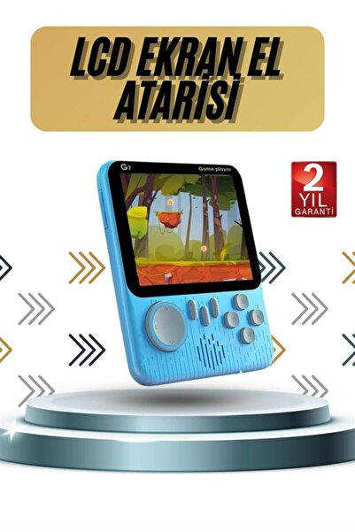 Genel Markalar 3.5 İnç Mini Atari Taşınabilir Oyun Konsolu 666 Adet Retro Oyu...