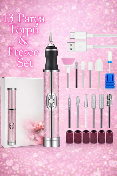 Dami Beauty Nail Toe Fungus File Milling Cutter Set 13 Pieces Top Quality Pro...