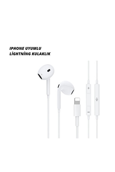 Lisinya iPhone 14 ve altındaki modellerle uyumlu Kablolu kulaklık - LSNTKN-RS...