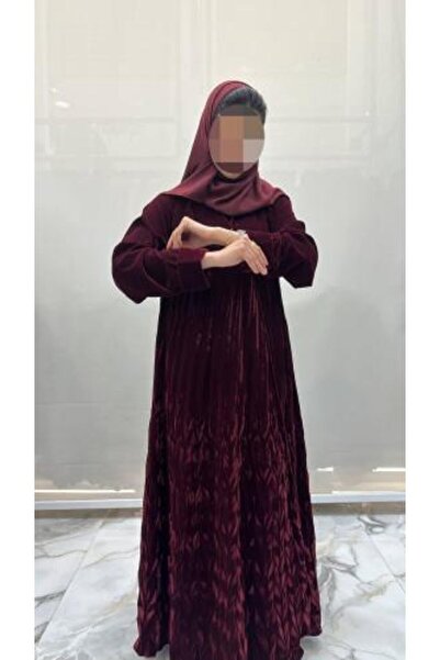 DOUBLE1WAN 3D velvet pleats in black