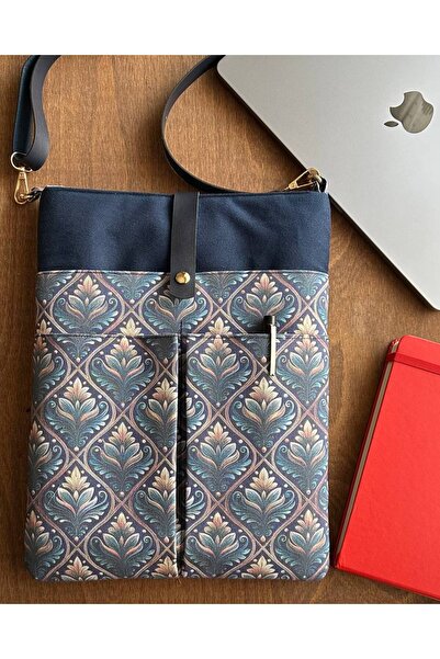 shaması Özel Tasarım El Yapımı Etnik Desenli Cepli Kılıf Çanta, Tablet Kılıfı...