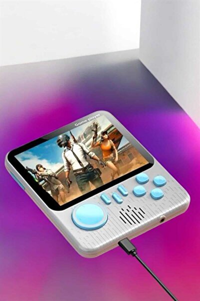 Lisinya El Atarisi 3.5 inç Ekran Çift Konsol 666 Adet Retro Oyun Gamepad -