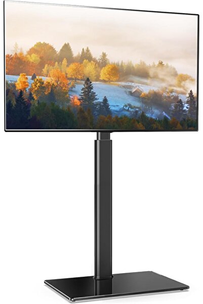 FITUEYES Zemin Tipi Yükseklik Ayarlı Metal TV Sehpası 32–60 İnç