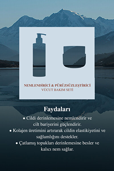 Clara Hygienics Nemlendirici & Pürüzsüzleştirici Vücut Bakım Seti Vegan