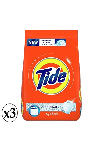 Tide Blue Original Powder, 6 kg x 3