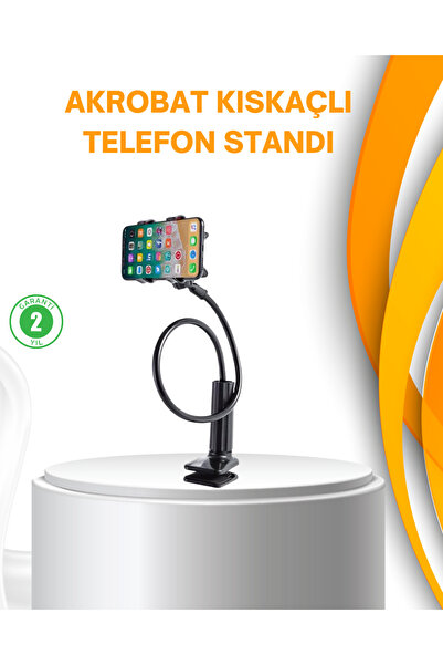 Lisinya Suport pentru telefon de birou cu corp flexibil și sistem de prindere...