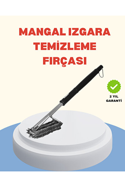 Lisinya Long Handle Grill Cleaning Brush with Steel Wire - Tygoo