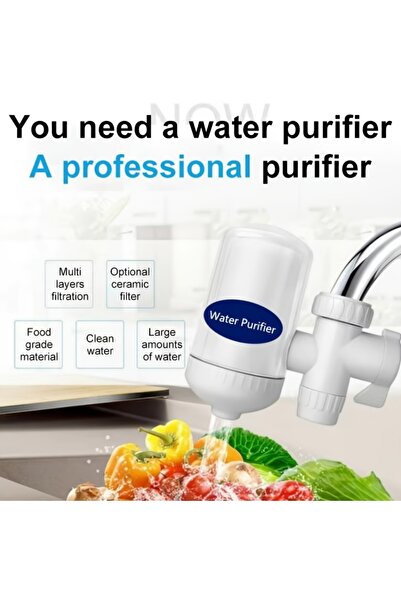 satrendy 5 Stage Faucet Water Filter for Kitchen Sink Tap Mount Filtration Sy...