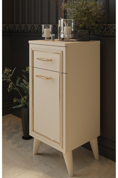 DUFON Linda Çekmeceli, Kapaklı, Dekoratif Şifonyer