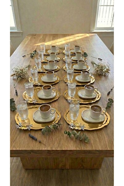 Fabrication 12-Piece Stainless Steel Oval Butterfly Accessory Tea Coffee Pres...