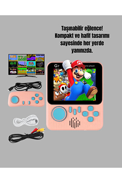 Lisinya İki Kişilik Oyun Deneyimi Sunan Taşınabilir Retro Konsol -