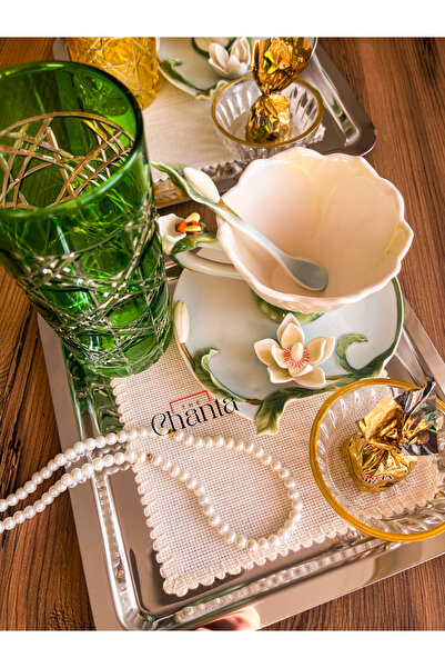 the chanta Bordür Antikalı Presentation Napkin 1 Piece