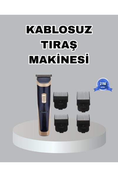 Asinya Çelik Bıçaklı Unisex Şarjlı Tıraş Makinesi – Sessiz Motor, Kablosuz ve Ayarlanabilir - Lisinya