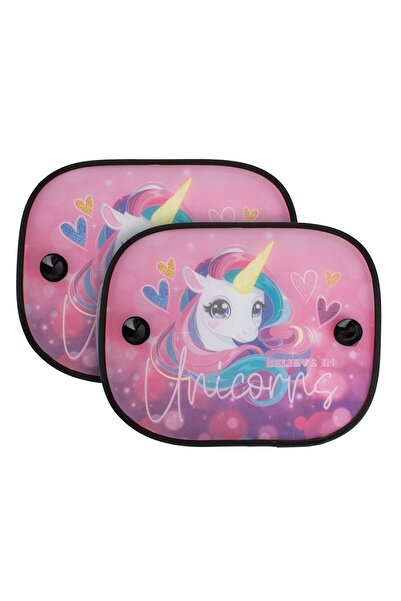 OEM Car Window Sunshade Set with Unicorn Pattern 44x36cm - 2pcs