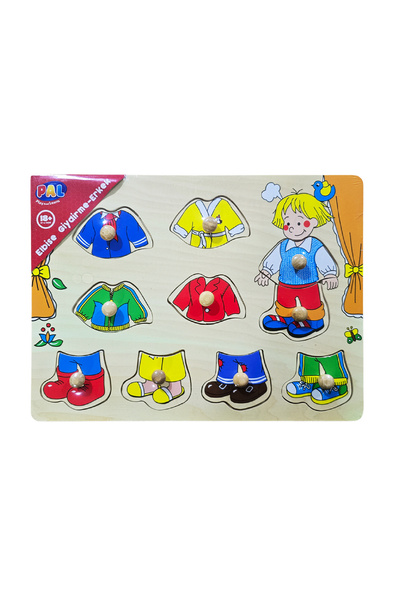 direkstoktan لعبة ألغاز خشبية مع حامل / ملابس للأولاد - منتجات محلية من شركة ...