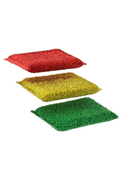 OEM 3-Color Wire Sponges for Kitchen 12.5x1.8x9cm - 3pcs