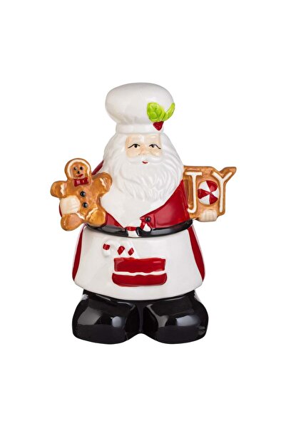 OEM Κεραμικό Χριστουγεννιάτικο Δοχείο για Μπισκότα, Ζαχαροπλάστης Άγιου Βασίλ...