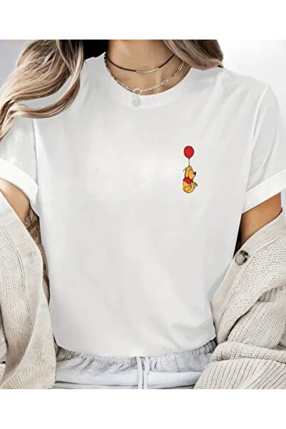 shi dumanlar giyim supradimensionat Winnie Poh Balloon Bear Chest Unisex Bărb...