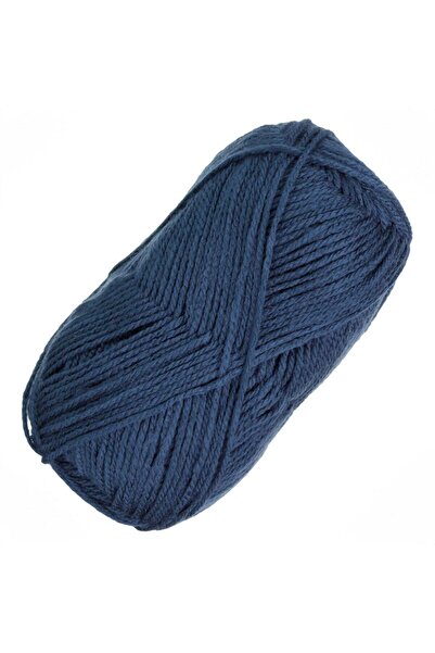 OEM Fir de Tricotat Acrilic Albastru 100g