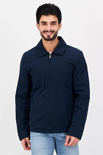 Dockers Men Solid Parka Jacket, Navy