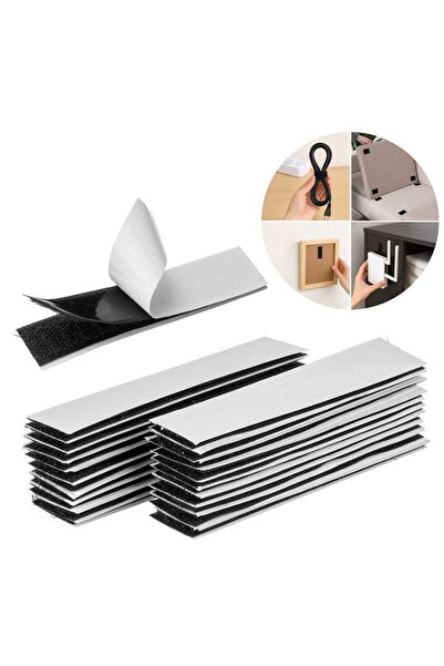 OEM Benzi Arici Autoadezive Negre 10x2cm - 10buc