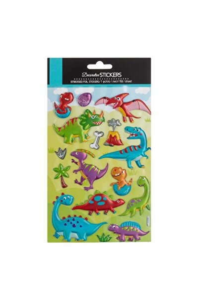 OEM Autocolante Pop Up Dinozauri de Culori Metalizate - 16buc