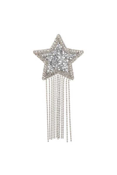 OEM Sticker - Star Patch with Rhinestones & Chains 5x12cm