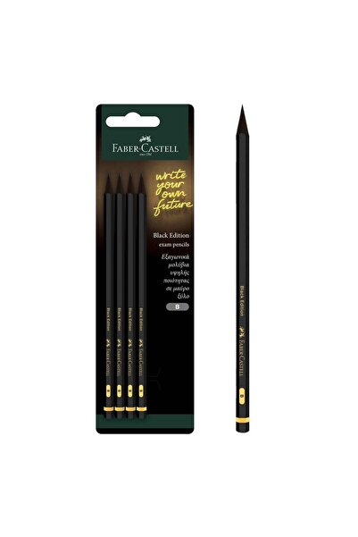 OEM Faber Castell B Black Edition Pencils - 4 pcs