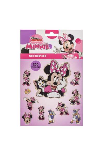 OEM Minnie Mouse & Daisy Sticker Set 200pcs - 4 sheets