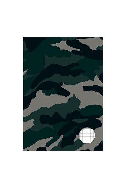 OEM Caiet A5 de Matematica Liniat cu Coperta Army - 60F