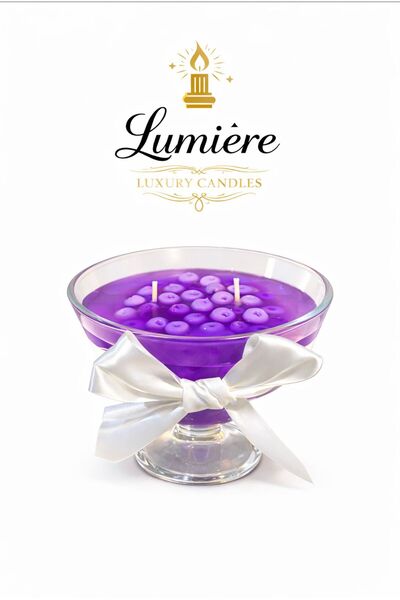 OEM Lumanare handmade din ceara naturala de soia, cu arome- tarta cu afine si...