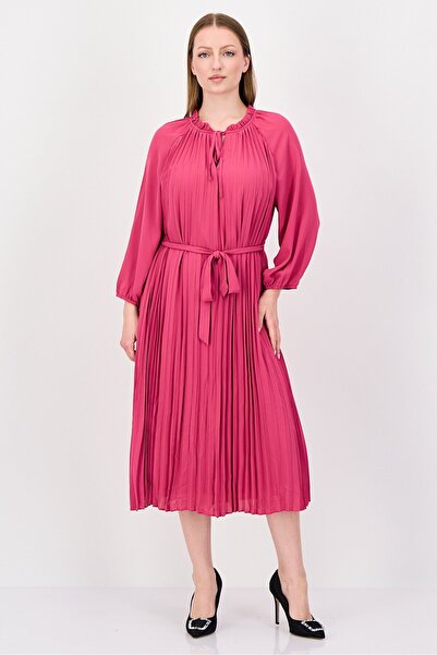 NANETTE LEPORE Women Pleated Midi Dress, Pink