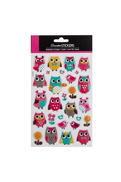 OEM Autocolante Bufnite Pasari Flori - 28buc