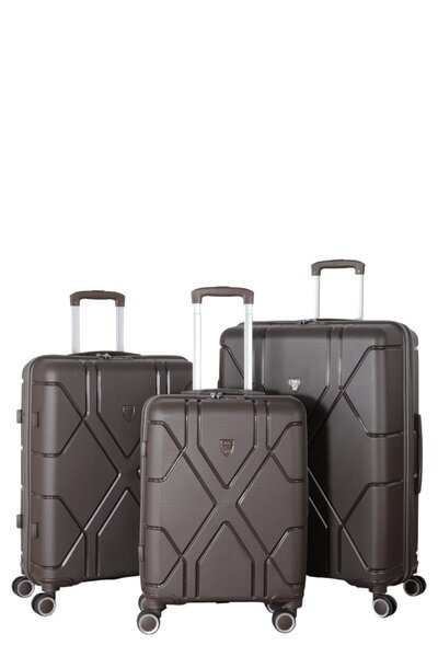 MÇS Üçlü Polipropilen Valiz Seti V375