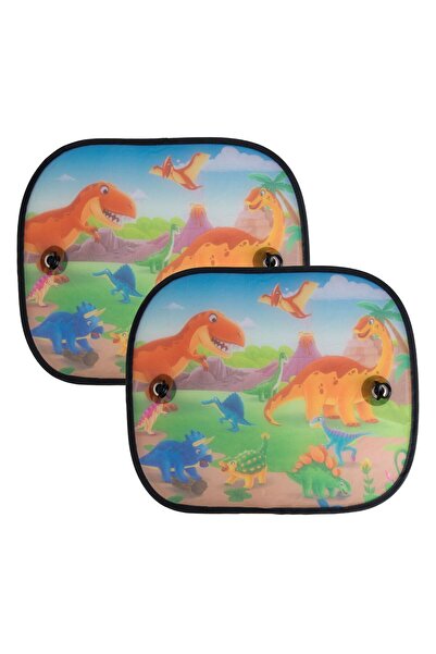 OEM Car Sunshade with Dinosaur Pattern 44x36cm - 2pcs