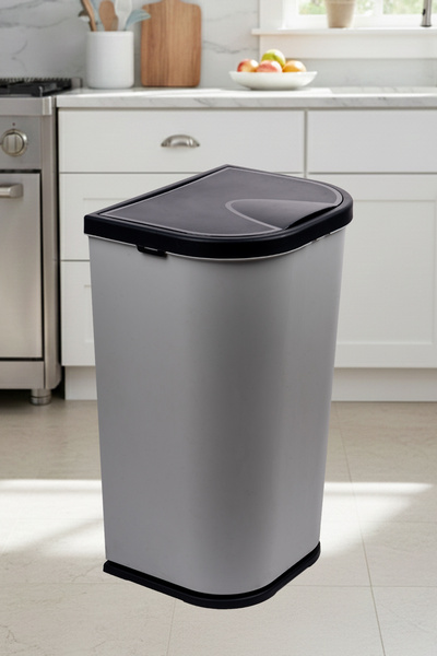 dnshome 1 Adet Büyük Boy Çöp Kovası Ofis Çöp Kutusu Mutfak Kovası Hacim 45 lt