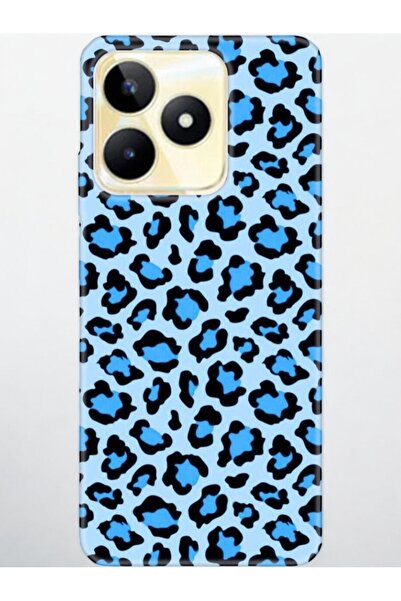 Poyem Aksesuar حافظة ريلمي C53 بنمط جلد الفهد