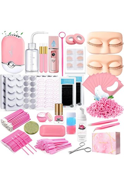 OEM Eyelash extension kit for beginners, professional set with mannequin