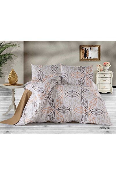 vionetta Ranforce 100% Cotton Single Duvet Cover Set with Fitted Sheet and 2 ...