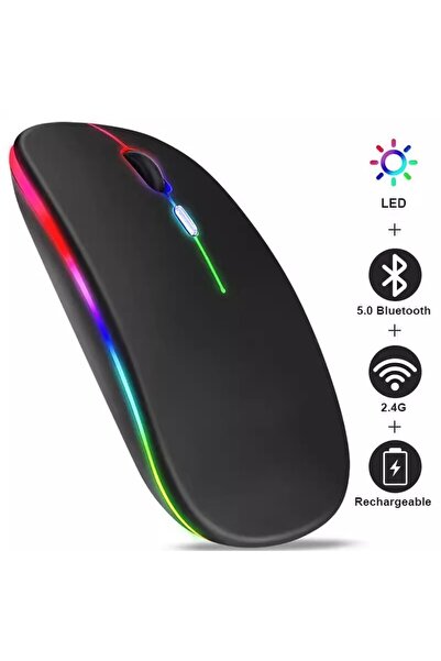 VU-TEK 199 Wireless Mouse Dual mode Bluetooth + WIFI rechargeable - Black