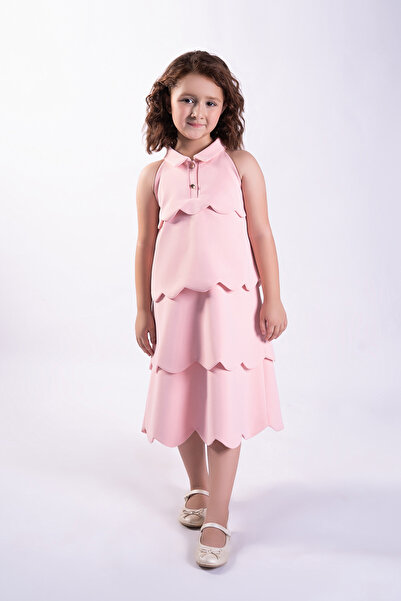 Obaha wavy layered dress