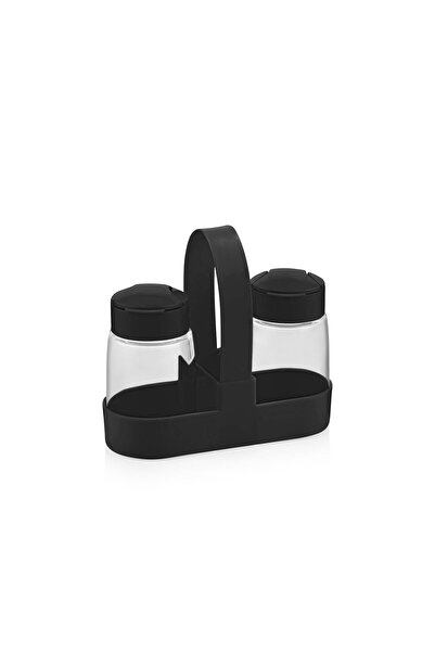 YAZICI Salt Shaker Set with Drop Stand – 2 X 100 Cc Glass Salt Shakers